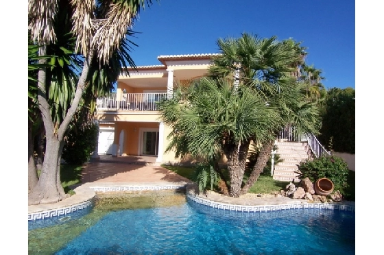 Villa in Moraira(Club Moraira) zu verkaufen, Zona de estar 220 m², Baujahr 2000, + Fussbodenheizung, Klimaanlage, Terreno 800 m², 4 Schlafzimmer, 3 Badezimmer, Pool, ref.: BI-MT.H-523-1