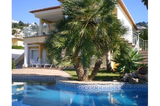 Villa in Moraira(Club Moraira) zu verkaufen, Zona de estar 220 m², Baujahr 2000, + Fussbodenheizung, Klimaanlage, Terreno 800 m², 4 Schlafzimmer, 3 Badezimmer, Pool, ref.: BI-MT.H-523-6