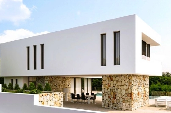 Villa in Javea(Tosalet 5) zu verkaufen, Zona de estar 372 m², Baujahr 2015, Klimaanlage, Terreno 1000 m², 3 Schlafzimmer, 2 Badezimmer, Pool, ref.: BI-JA.H-100-3