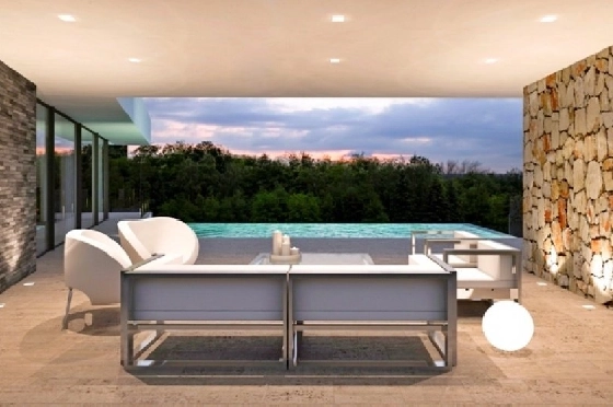 Villa in Javea(Tosalet 5) zu verkaufen, Zona de estar 372 m², Baujahr 2015, Klimaanlage, Terreno 1000 m², 3 Schlafzimmer, 2 Badezimmer, Pool, ref.: BI-JA.H-100-4