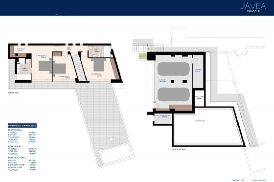 Villa in Javea(Tosalet 5) zu verkaufen, Zona de estar 372 m², Baujahr 2015, Klimaanlage, Terreno 1000 m², 3 Schlafzimmer, 2 Badezimmer, Pool, ref.: BI-JA.H-100-8