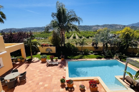 Villa in Tormos zu verkaufen, Zona de estar 300 m², Baujahr 2007, Zustand gepflegt, + Zentralheizung, Klimaanlage, Terreno 13000 m², 4 Schlafzimmer, 4 Badezimmer, Pool, ref.: JS-0724-29