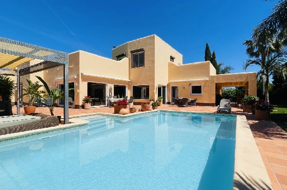 Villa in Tormos zu verkaufen, Zona de estar 300 m², Baujahr 2007, Zustand gepflegt, + Zentralheizung, Klimaanlage, Terreno 13000 m², 4 Schlafzimmer, 4 Badezimmer, Pool, ref.: JS-0724-33