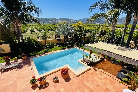 Villa in Tormos zu verkaufen, Zona de estar 300 m², Baujahr 2007, Zustand gepflegt, + Zentralheizung, Klimaanlage, Terreno 13000 m², 4 Schlafzimmer, 4 Badezimmer, Pool, ref.: JS-0724-39