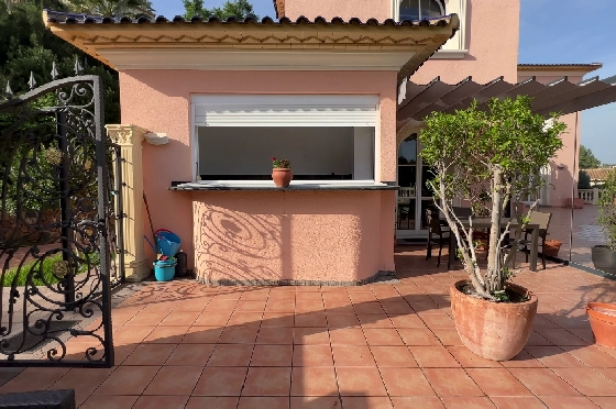 Villa in Denia-La Sella zu verkaufen, Zona de estar 425 m², Baujahr 2006, Zustand neuwertig, + Fussbodenheizung, Klimaanlage, Terreno 1300 m², 5 Schlafzimmer, 4 Badezimmer, Pool, ref.: MJ-0618-25