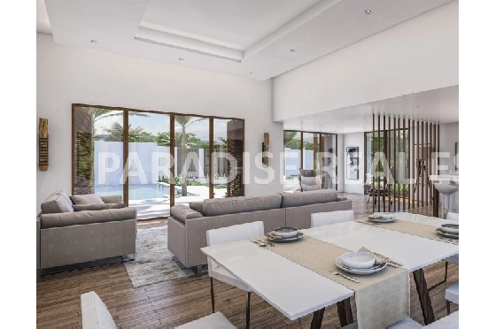 Villa in Javea zu verkaufen, Zona de estar 200 m², + Fussbodenheizung, Klimaanlage, Terreno 1000 m², 3 Schlafzimmer, 2 Badezimmer, Pool, ref.: PR-PPS2222-4
