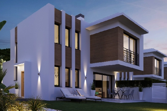 Villa in Denia zu verkaufen, Zona de estar 144 m², Zustand Erstbezug, Klimaanlage, Terreno 220 m², 3 Schlafzimmer, 3 Badezimmer, ref.: GC-1518-13