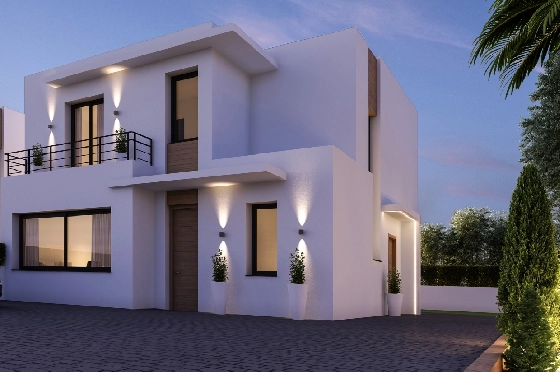 Villa in Denia zu verkaufen, Zona de estar 144 m², Zustand Erstbezug, Klimaanlage, Terreno 220 m², 3 Schlafzimmer, 3 Badezimmer, ref.: GC-1518-14