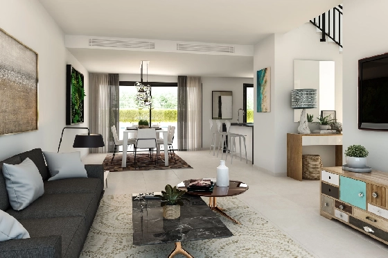 Villa in Denia zu verkaufen, Zona de estar 144 m², Zustand Erstbezug, Klimaanlage, Terreno 220 m², 3 Schlafzimmer, 3 Badezimmer, ref.: GC-1518-4