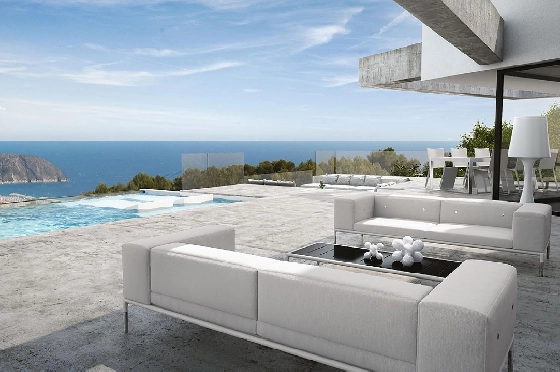 Villa in Moraira(Moraira) zu verkaufen, Zona de estar 600 m², Terreno 1832 m², 4 Schlafzimmer, 5 Badezimmer, Pool, ref.: HG-3252-2