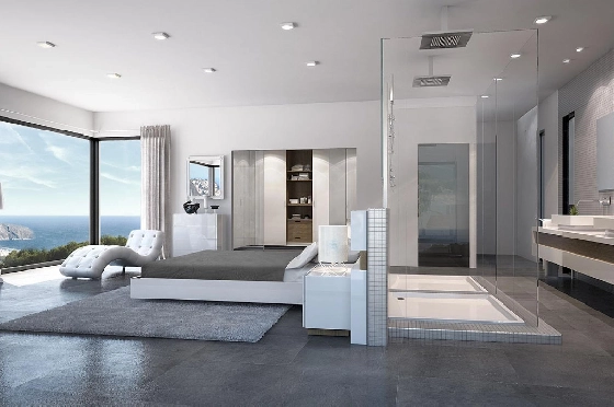 Villa in Moraira(Moraira) zu verkaufen, Zona de estar 600 m², Terreno 1832 m², 4 Schlafzimmer, 5 Badezimmer, Pool, ref.: HG-3252-4