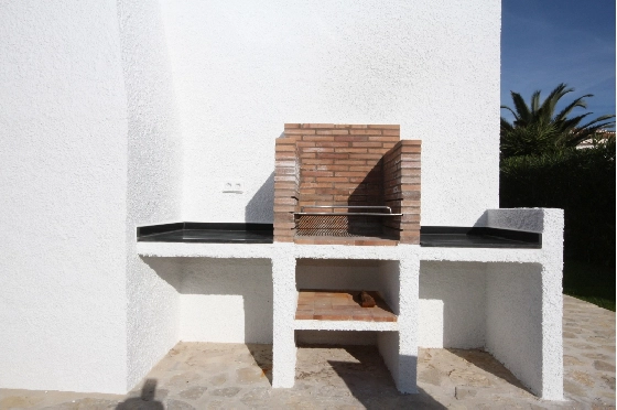 Villa in Els Poblets(Ptda. Barranquets) zur Ferienvermietung, Zona de estar 114 m², Baujahr 1986, Zustand gepflegt, + Zentralheizung, Klimaanlage, Terreno 510 m², 3 Schlafzimmer, 2 Badezimmer, Pool, ref.: T-1118-5