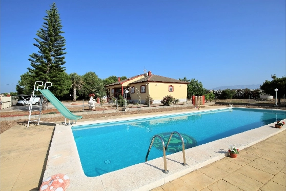 Villa in Els Poblets zu verkaufen, Zona de estar 232 m², Baujahr 1998, + KLIMA, Klimaanlage, Terreno 11310 m², 4 Schlafzimmer, 2 Badezimmer, Pool, ref.: GC-3119-24