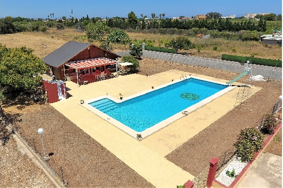 Villa in Els Poblets zu verkaufen, Zona de estar 232 m², Baujahr 1998, + KLIMA, Klimaanlage, Terreno 11310 m², 4 Schlafzimmer, 2 Badezimmer, Pool, ref.: GC-3119-25