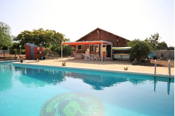 Villa in Els Poblets zu verkaufen, Zona de estar 232 m², Baujahr 1998, + KLIMA, Klimaanlage, Terreno 11310 m², 4 Schlafzimmer, 2 Badezimmer, Pool, ref.: GC-3119-3