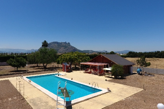 Villa in Els Poblets zu verkaufen, Zona de estar 232 m², Baujahr 1998, + KLIMA, Klimaanlage, Terreno 11310 m², 4 Schlafzimmer, 2 Badezimmer, Pool, ref.: GC-3119-33