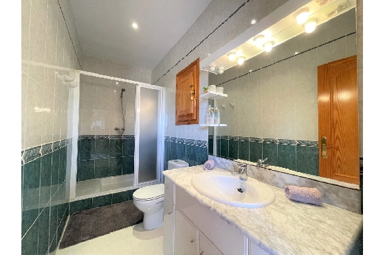 Villa in Els Poblets(Barranquets) zur Ferienvermietung, Zona de estar 130 m², Baujahr 2000, Zustand modernisiert, + Zentralheizung, Klimaanlage, Terreno 580 m², 3 Schlafzimmer, 2 Badezimmer, Pool, ref.: T-0819-14