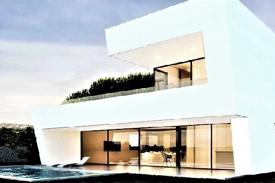Villa in Moraira(Benimeit) zu verkaufen, Zona de estar 185 m², Baujahr 2020, Klimaanlage, Terreno 850 m², 4 Schlafzimmer, 3 Badezimmer, Pool, ref.: BI-MT.H-742-10