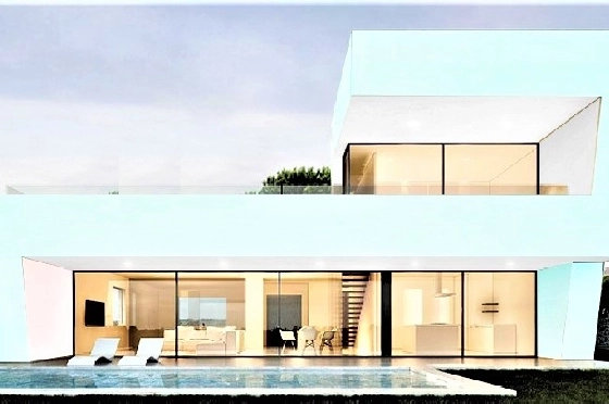 Villa in Moraira(Benimeit) zu verkaufen, Zona de estar 185 m², Baujahr 2020, Klimaanlage, Terreno 850 m², 4 Schlafzimmer, 3 Badezimmer, Pool, ref.: BI-MT.H-742-5
