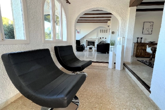 Villa in Denia zur Ferienvermietung, Zona de estar 117 m², Baujahr 1974, Zustand gepflegt, + Zentralheizung, Klimaanlage, Terreno 680 m², 3 Schlafzimmer, 2 Badezimmer, Pool, ref.: T-0615-5