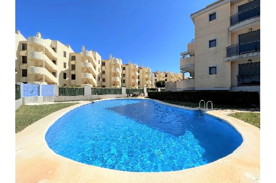 Apartment in Denia(Las Marinas) zur Ferienvermietung, Zona de estar 94 m², Baujahr 2009, Zustand gepflegt, + Zentralheizung, Klimaanlage, 3 Schlafzimmer, 2 Badezimmer, Pool, ref.: T-0715-2