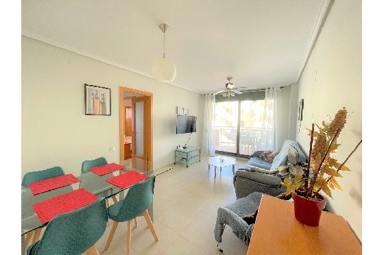 Apartment in Denia(Las Marinas) zur Ferienvermietung, Zona de estar 94 m², Baujahr 2009, Zustand gepflegt, + Zentralheizung, Klimaanlage, 3 Schlafzimmer, 2 Badezimmer, Pool, ref.: T-0715-5