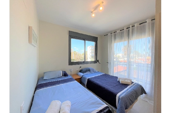 Apartment in Denia(Las Marinas) zur Ferienvermietung, Zona de estar 94 m², Baujahr 2009, Zustand gepflegt, + Zentralheizung, Klimaanlage, 3 Schlafzimmer, 2 Badezimmer, Pool, ref.: T-0715-9