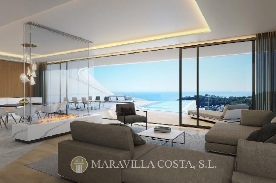 Villa in Altea Hills zu verkaufen, Zona de estar 412 m², + Fussbodenheizung, Klimaanlage, Terreno 979 m², 4 Schlafzimmer, 4 Badezimmer, Pool, ref.: MV-2470-4