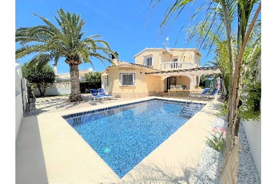 Villa in Els Poblets(Barranquets) zur Ferienvermietung, Zona de estar 110 m², Baujahr 2001, + KLIMA, Klimaanlage, Terreno 400 m², 3 Schlafzimmer, 2 Badezimmer, Pool, ref.: T-0421-1