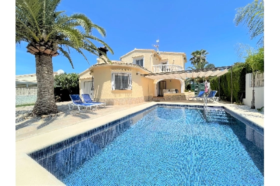 Villa in Els Poblets(Barranquets) zur Ferienvermietung, Zona de estar 110 m², Baujahr 2001, + KLIMA, Klimaanlage, Terreno 400 m², 3 Schlafzimmer, 2 Badezimmer, Pool, ref.: T-0421-2