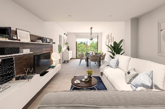 Apartment in Moraira zu verkaufen, Zona de estar 103 m², + KLIMA, Klimaanlage, 3 Schlafzimmer, 1 Badezimmer, Pool, ref.: UH-UHM1917-D-1