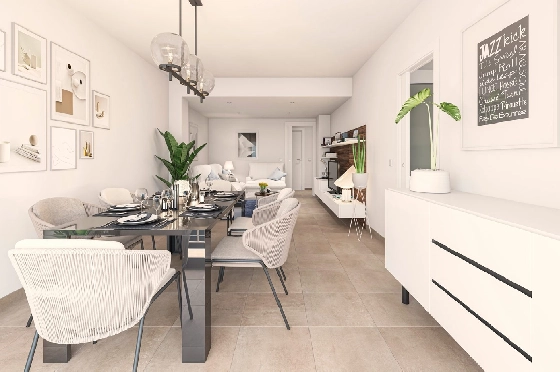Apartment in Moraira zu verkaufen, Zona de estar 103 m², + KLIMA, Klimaanlage, 3 Schlafzimmer, 1 Badezimmer, Pool, ref.: UH-UHM1917-D-2
