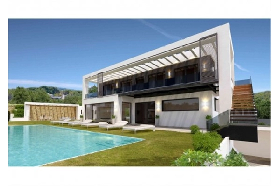 Villa in Benissa zu verkaufen, Zona de estar 350 m², Klimaanlage, Terreno 1272 m², 4 Schlafzimmer, 4 Badezimmer, Pool, ref.: BS-3974718-1