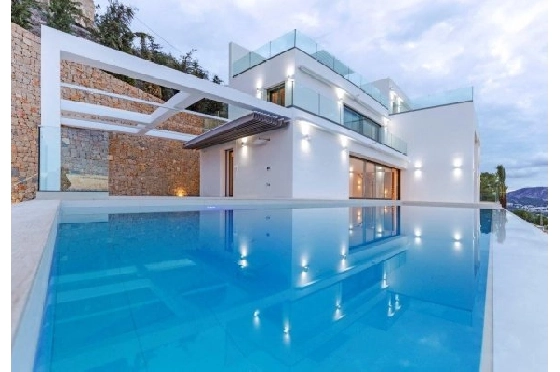Villa in Moraira zu verkaufen, Zona de estar 470 m², Klimaanlage, Terreno 836 m², 5 Schlafzimmer, 4 Badezimmer, Pool, ref.: BS-3974695-1