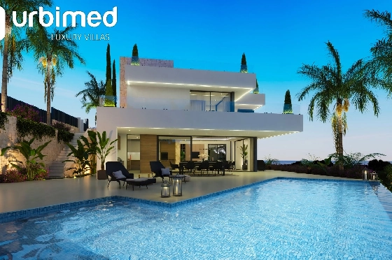 Villa in Denia zu verkaufen, Zona de estar 734 m², Klimaanlage, Terreno 2 m², 5 Schlafzimmer, 7 Badezimmer, Pool, ref.: UM-UV-IPANEMA-1