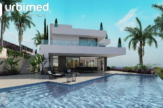 Villa in Denia zu verkaufen, Zona de estar 734 m², Klimaanlage, Terreno 2 m², 5 Schlafzimmer, 7 Badezimmer, Pool, ref.: UM-UV-IPANEMA-11
