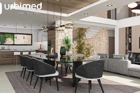 Villa in Denia zu verkaufen, Zona de estar 734 m², Klimaanlage, Terreno 2 m², 5 Schlafzimmer, 7 Badezimmer, Pool, ref.: UM-UV-IPANEMA-15