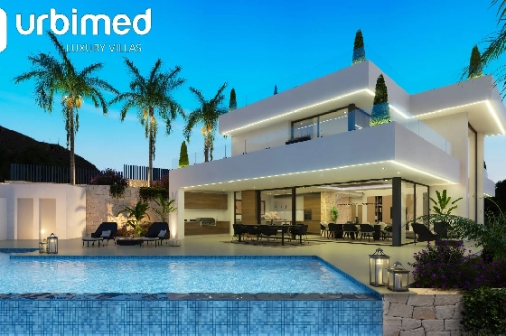 Villa in Denia zu verkaufen, Zona de estar 734 m², Klimaanlage, Terreno 2 m², 5 Schlafzimmer, 7 Badezimmer, Pool, ref.: UM-UV-IPANEMA-3