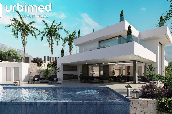 Villa in Denia zu verkaufen, Zona de estar 734 m², Klimaanlage, Terreno 2 m², 5 Schlafzimmer, 7 Badezimmer, Pool, ref.: UM-UV-IPANEMA-6
