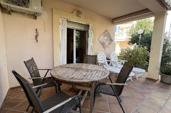 Reihenhaus in Denia(Las Marinas) zur Ferienvermietung, Zona de estar 98 m², Baujahr 2001, Zustand gepflegt, + KLIMA, Klimaanlage, 2 Schlafzimmer, 2 Badezimmer, Pool, ref.: T-0222-10