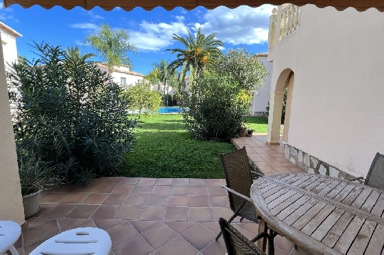 Reihenhaus in Denia(Las Marinas) zur Ferienvermietung, Zona de estar 98 m², Baujahr 2001, Zustand gepflegt, + KLIMA, Klimaanlage, 2 Schlafzimmer, 2 Badezimmer, Pool, ref.: T-0222-12