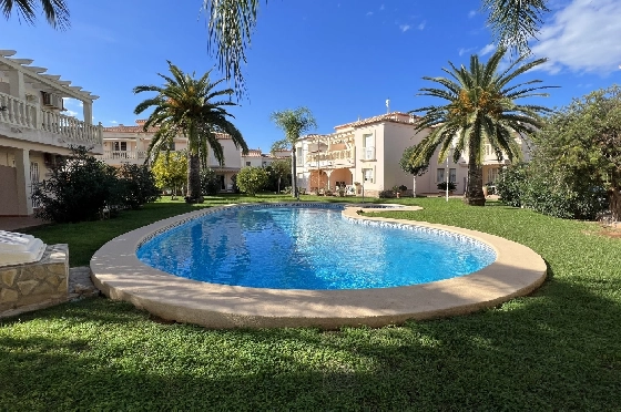Reihenhaus in Denia(Las Marinas) zur Ferienvermietung, Zona de estar 98 m², Baujahr 2001, Zustand gepflegt, + KLIMA, Klimaanlage, 2 Schlafzimmer, 2 Badezimmer, Pool, ref.: T-0222-13