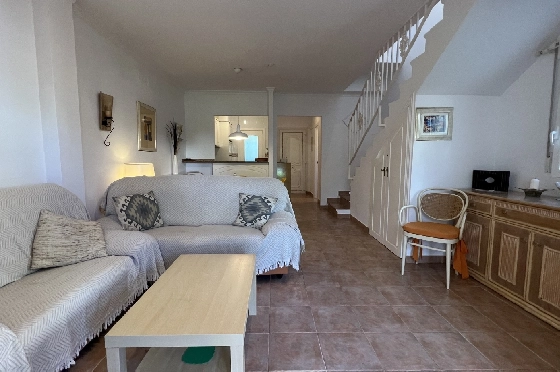 Reihenhaus in Denia(Las Marinas) zur Ferienvermietung, Zona de estar 98 m², Baujahr 2001, Zustand gepflegt, + KLIMA, Klimaanlage, 2 Schlafzimmer, 2 Badezimmer, Pool, ref.: T-0222-7