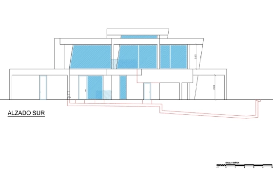 Villa in Denia zu verkaufen, Zona de estar 556 m², Klimaanlage, 5 Schlafzimmer, 6 Badezimmer, Pool, ref.: BS-6951338-34
