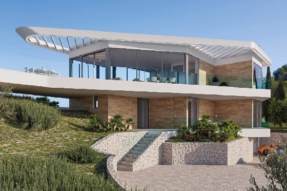 Villa in Javea zu verkaufen, Zona de estar 420 m², Klimaanlage, 4 Schlafzimmer, 5 Badezimmer, Pool, ref.: BS-7149759-1