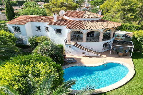 Villa in Denia(Montgo) zur Ferienvermietung, Zona de estar 220 m², Baujahr 1997, Zustand gepflegt, + Zentralheizung, Klimaanlage, Terreno 915 m², 3 Schlafzimmer, 3 Badezimmer, Pool, ref.: T-0422-1