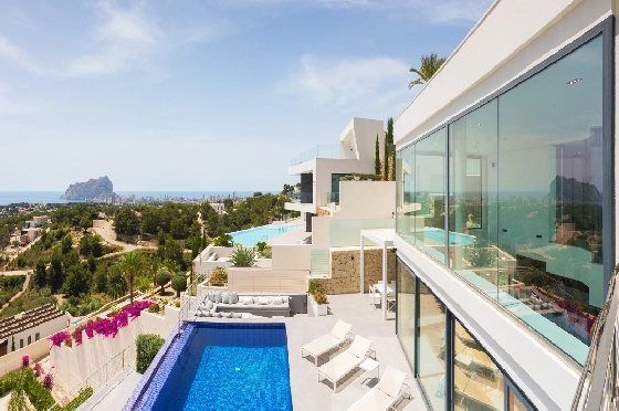 Villa in Benissa zu verkaufen, Zona de estar 544 m², Baujahr 2017, + Fussbodenheizung, Klimaanlage, Terreno 1792 m², 5 Schlafzimmer, 6 Badezimmer, Pool, ref.: HG-3517-13