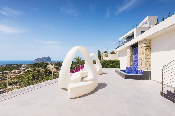 Villa in Benissa zu verkaufen, Zona de estar 544 m², Baujahr 2017, + Fussbodenheizung, Klimaanlage, Terreno 1792 m², 5 Schlafzimmer, 6 Badezimmer, Pool, ref.: HG-3517-2