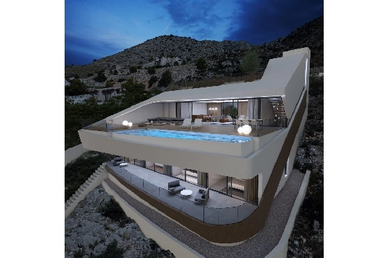Villa in Altea zu verkaufen, Zona de estar 330 m², Baujahr 2019, + Fussbodenheizung, Terreno 1074 m², 4 Schlafzimmer, 4 Badezimmer, ref.: NL-NLD1085-1