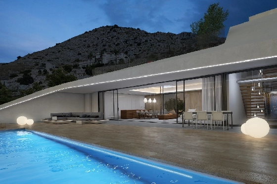Villa in Altea zu verkaufen, Zona de estar 330 m², Baujahr 2019, + Fussbodenheizung, Terreno 1074 m², 4 Schlafzimmer, 4 Badezimmer, ref.: NL-NLD1085-3